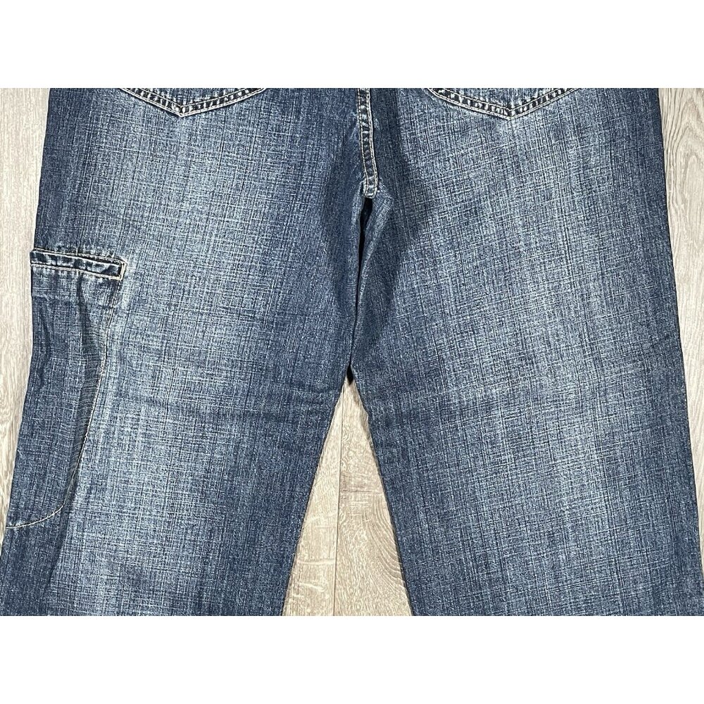 Vintage Marithe Francois Girbaud Wide Leg Baggy Denim Jeans - Men Size 34 X 29 - Picture 6 of 16